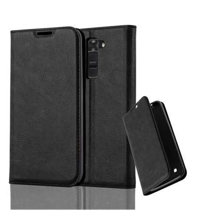 Cadorabo Hülle kompatibel mit LG K7 2017 Schutzhülle mit Magnetverschluss, Standfunktion und Kartenfach