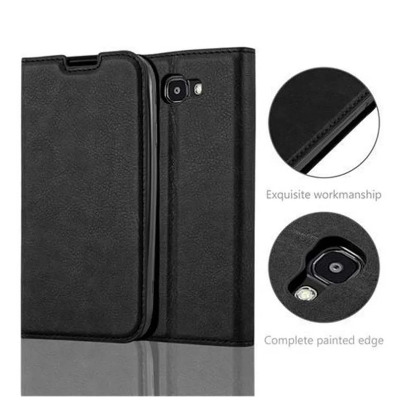 Cadorabo Hülle kompatibel mit LG K3 2017 Schutzhülle mit Magnetverschluss, Standfunktion und Kartenfach