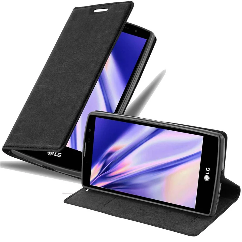 Cadorabo Hülle kompatibel mit LG G4C / G4 MINI / MAGNA Schutzhülle mit Magnetverschluss, Standfunktion und Kartenfach