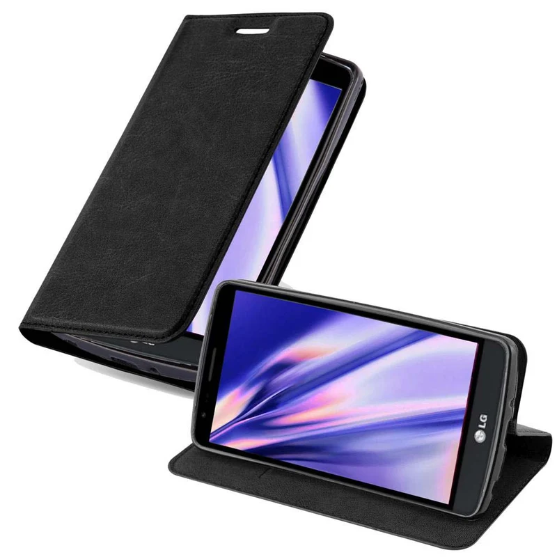 Cadorabo Hülle kompatibel mit LG G3 STYLUS Schutzhülle mit Magnetverschluss, Standfunktion und Kartenfach