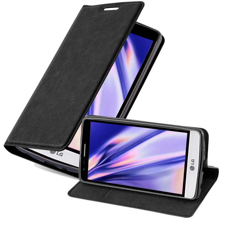 Cadorabo Hülle kompatibel mit LG G3 MINI / G3 S Schutzhülle mit Magnetverschluss, Standfunktion und Kartenfach