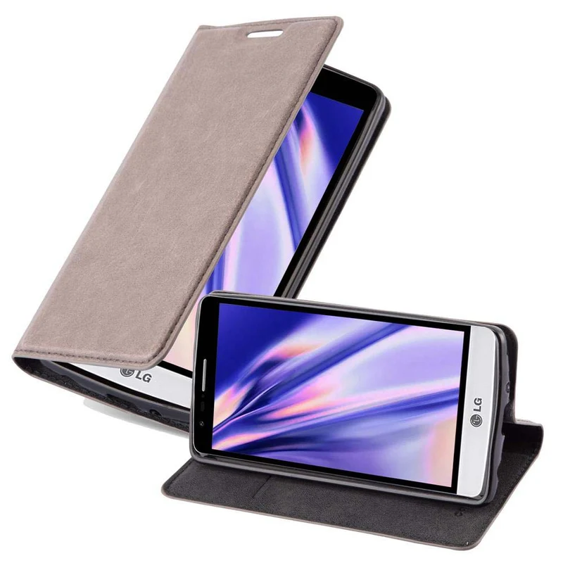 Cadorabo Hülle kompatibel mit LG G3 MINI / G3 S Schutzhülle mit Magnetverschluss, Standfunktion und Kartenfach