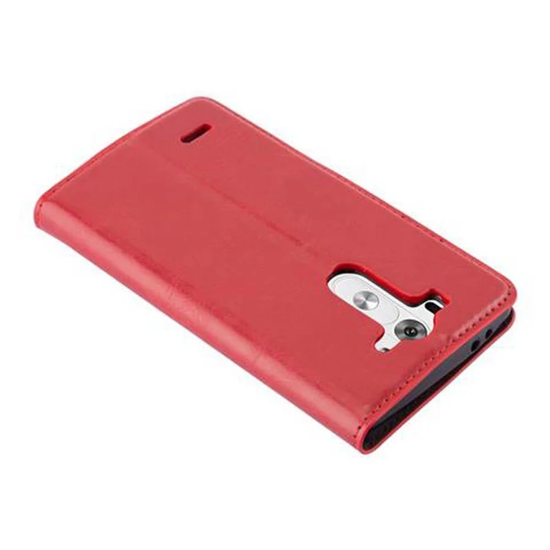 Cadorabo Hülle kompatibel mit LG G3 MINI / G3 S Schutzhülle mit Magnetverschluss, Standfunktion und Kartenfach
