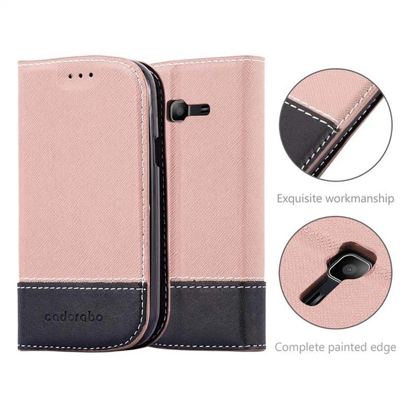 Cadorabo Hülle kompatibel mit Samsung Galaxy TREND LITE Schutzhülle mit Magnetverschluss, Standfunktion und Kartenfach
