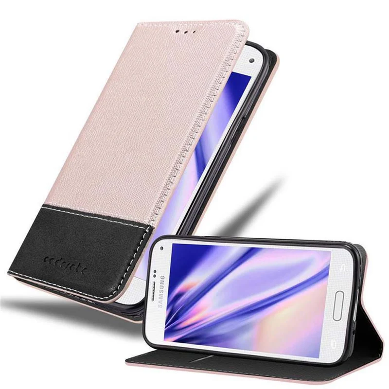 Cadorabo Hülle kompatibel mit Samsung Galaxy S5 / S5 NEO Schutzhülle mit Magnetverschluss, Standfunktion und Kartenfach