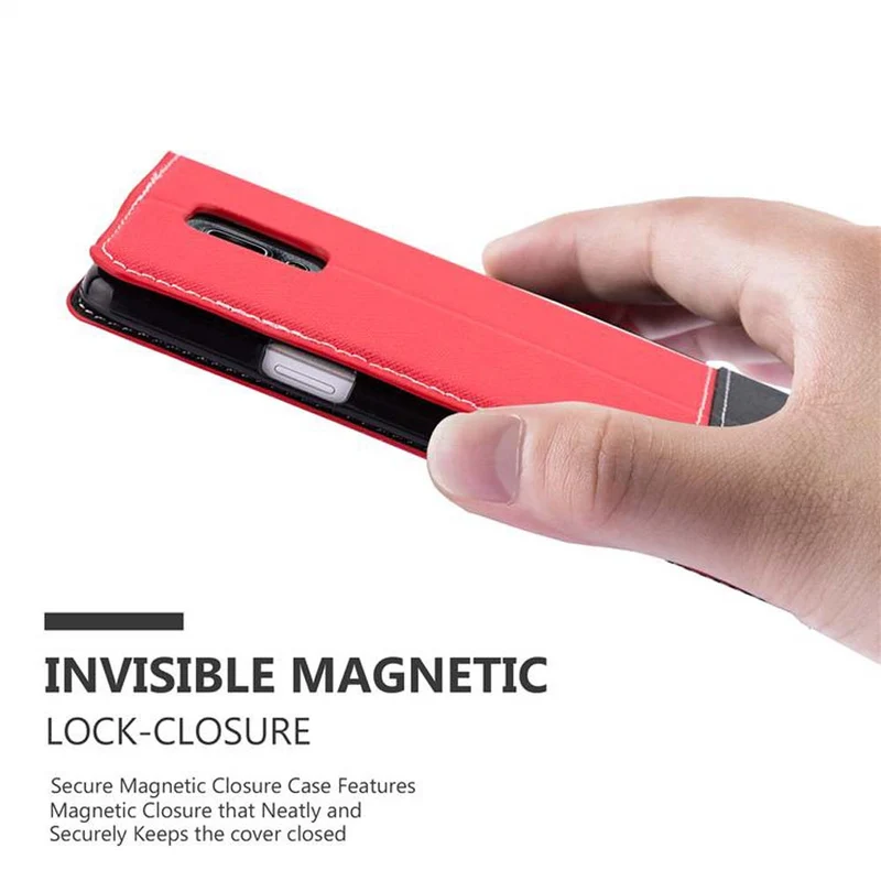 Cadorabo Hülle kompatibel mit Samsung Galaxy NOTE 4 Schutzhülle mit Magnetverschluss, Standfunktion und Kartenfach