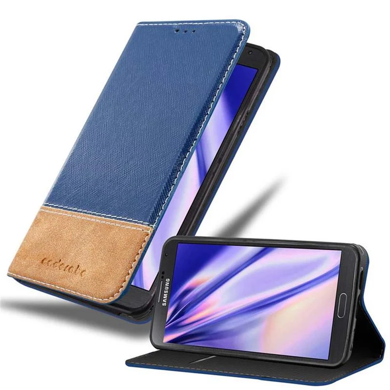 Cadorabo Hülle kompatibel mit Samsung Galaxy NOTE 3 Schutzhülle mit Magnetverschluss, Standfunktion und Kartenfach