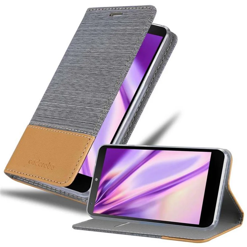 Cadorabo Hülle kompatibel mit LG Google NEXUS 5 Schutzhülle mit Magnetverschluss, Standfunktion und Kartenfach