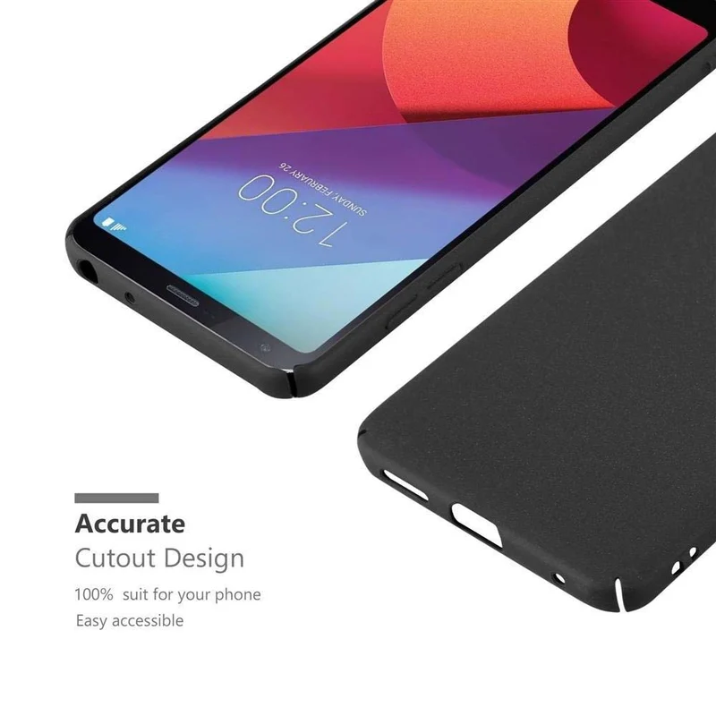 Cadorabo Hülle kompatibel mit LG G6 Hard Case Schutzhülle in Frosted Optik gegen Kratzer und Stöße