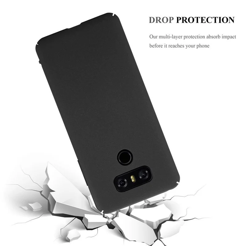 Cadorabo Hülle kompatibel mit LG G6 Hard Case Schutzhülle in Frosted Optik gegen Kratzer und Stöße