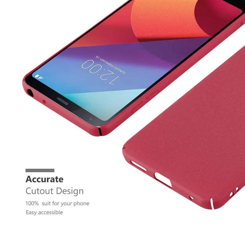 Cadorabo Hülle kompatibel mit LG G6 Hard Case Schutzhülle in Frosted Optik gegen Kratzer und Stöße