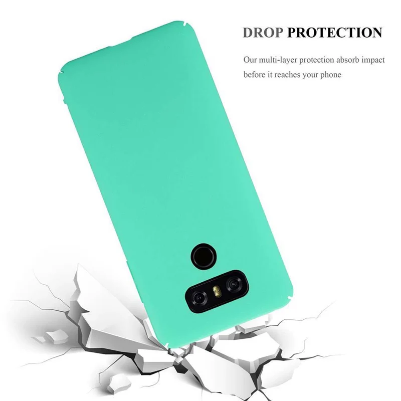 Cadorabo Hülle kompatibel mit LG G6 Hard Case Schutzhülle in Frosted Optik gegen Kratzer und Stöße