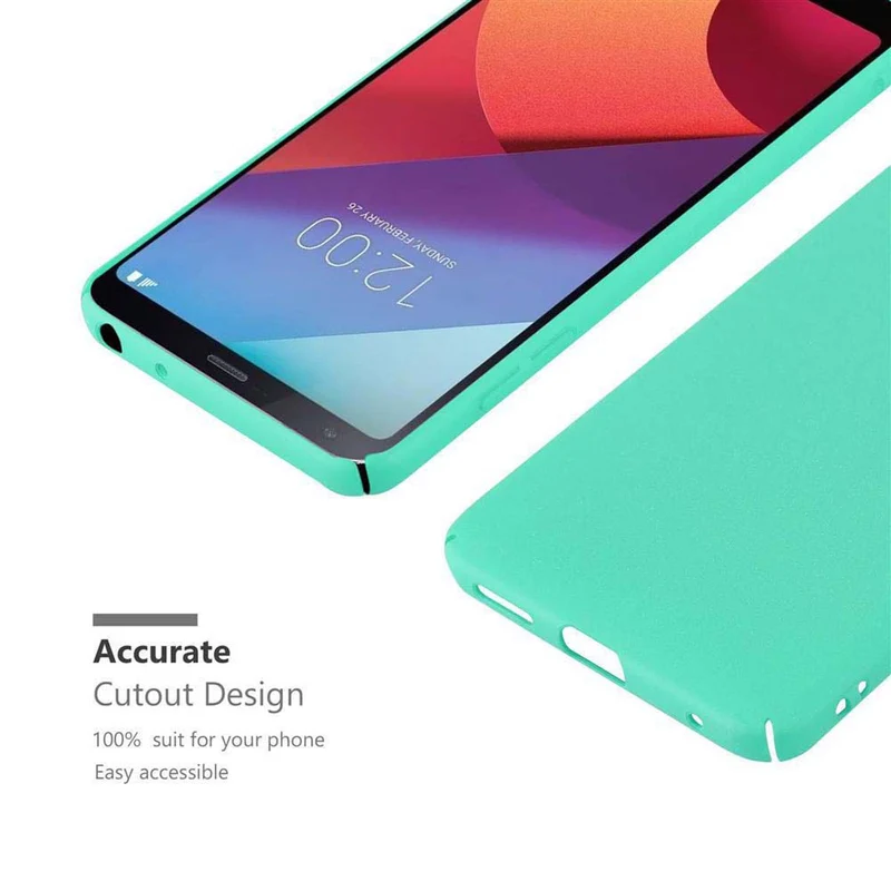 Cadorabo Hülle kompatibel mit LG G6 Hard Case Schutzhülle in Frosted Optik gegen Kratzer und Stöße