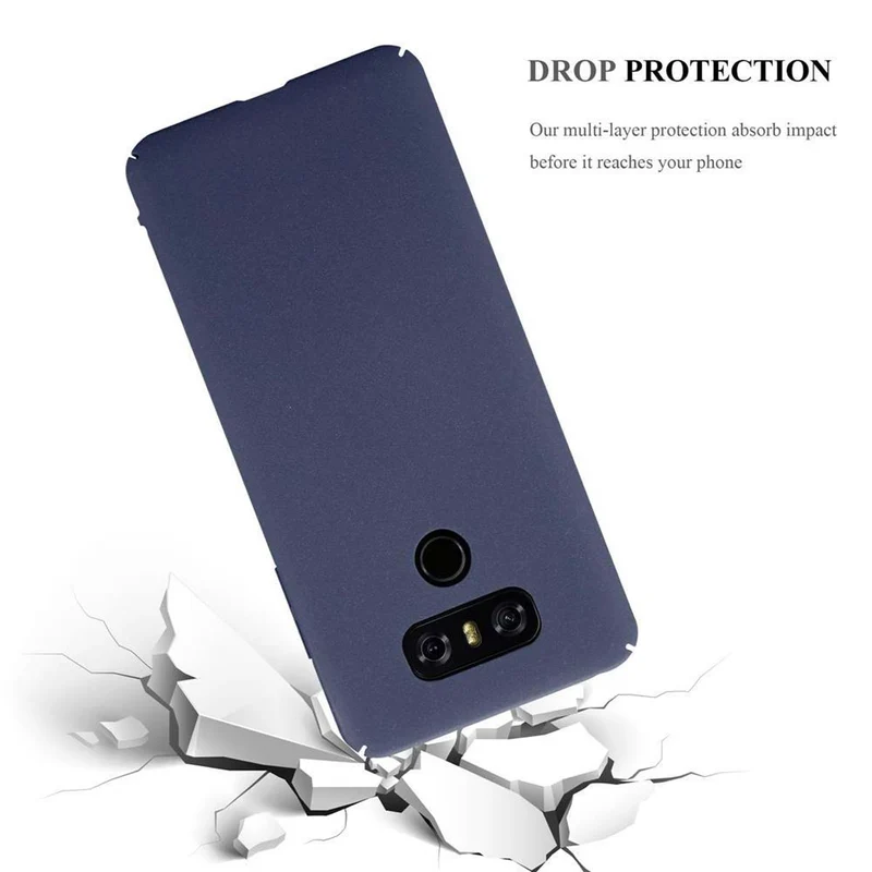 Cadorabo Hülle kompatibel mit LG G6 Hard Case Schutzhülle in Frosted Optik gegen Kratzer und Stöße
