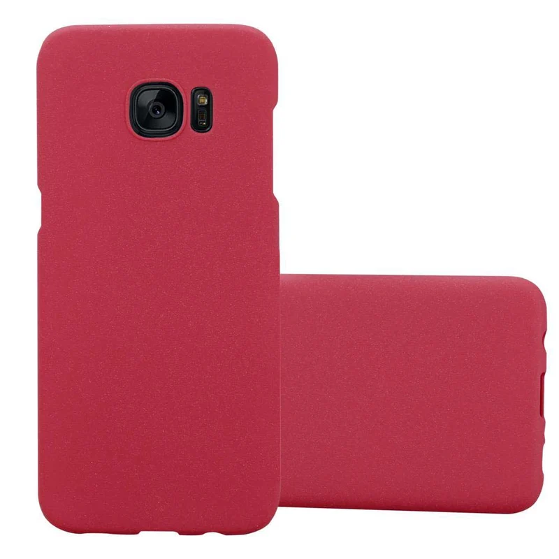 Cadorabo Hülle kompatibel mit Samsung Galaxy S7 EDGE Hard Case Schutzhülle in Frosted Optik gegen Kratzer und Stöße