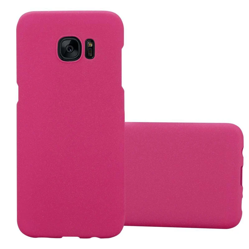 Cadorabo Hülle kompatibel mit Samsung Galaxy S7 EDGE Hard Case Schutzhülle in Frosted Optik gegen Kratzer und Stöße