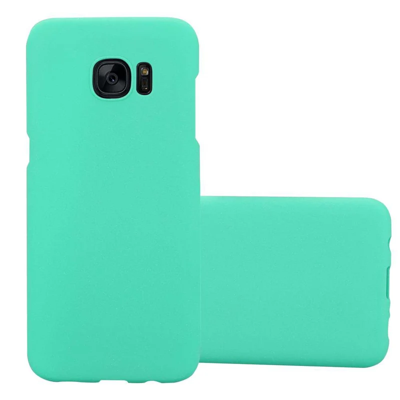 Cadorabo Hülle kompatibel mit Samsung Galaxy S7 EDGE Hard Case Schutzhülle in Frosted Optik gegen Kratzer und Stöße