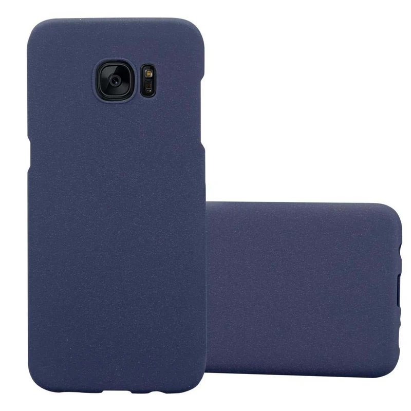 Cadorabo Hülle kompatibel mit Samsung Galaxy S7 EDGE Hard Case Schutzhülle in Frosted Optik gegen Kratzer und Stöße
