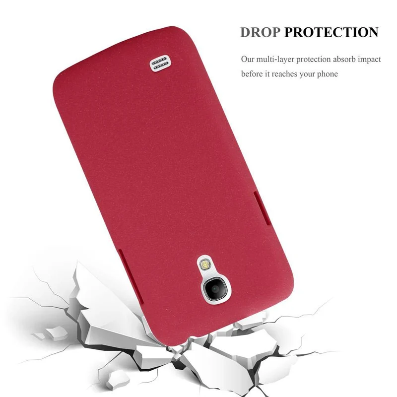 Cadorabo Hülle kompatibel mit Samsung Galaxy S4 MINI Hard Case Schutzhülle in Frosted Optik gegen Kratzer und Stöße