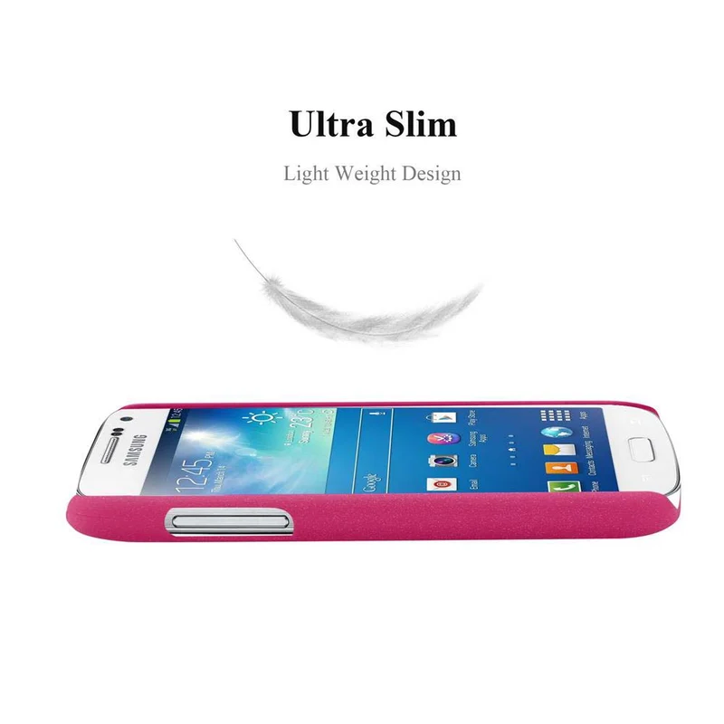 Cadorabo Hülle kompatibel mit Samsung Galaxy S4 MINI Hard Case Schutzhülle in Frosted Optik gegen Kratzer und Stöße