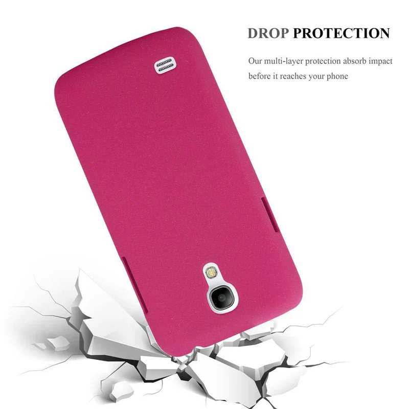 Cadorabo Hülle kompatibel mit Samsung Galaxy S4 MINI Hard Case Schutzhülle in Frosted Optik gegen Kratzer und Stöße