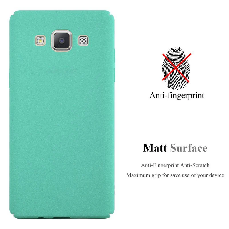 Cadorabo Hülle kompatibel mit Samsung Galaxy A3 2015 Hard Case Schutzhülle in Frosted Optik gegen Kratzer und Stöße