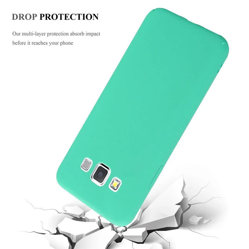 Cadorabo Hülle kompatibel mit Samsung Galaxy A3 2015 Hard Case Schutzhülle in Frosted Optik gegen Kratzer und Stöße