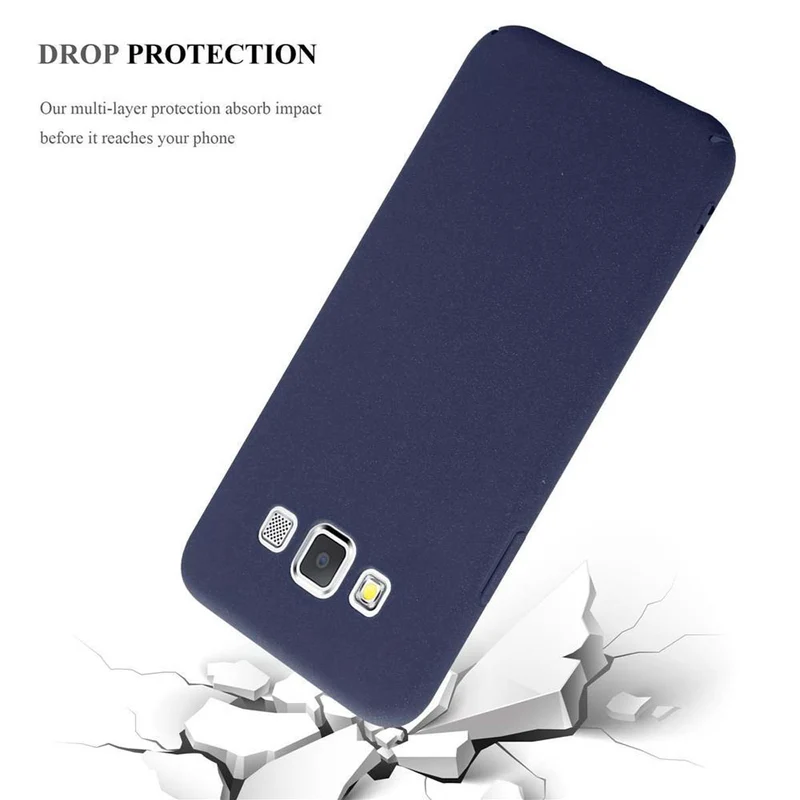 Cadorabo Hülle kompatibel mit Samsung Galaxy A3 2015 Hard Case Schutzhülle in Frosted Optik gegen Kratzer und Stöße