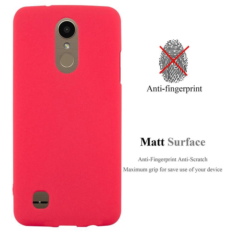 Cadorabo Hülle kompatibel mit LG K10 2017 US Version Schutzhülle aus flexiblem TPU Silikon