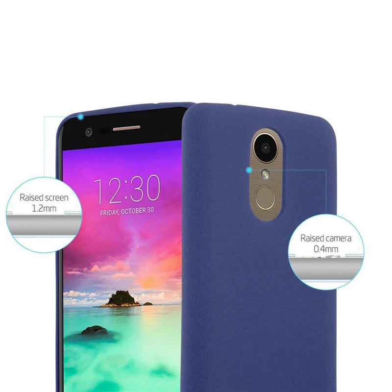 Cadorabo Hülle kompatibel mit LG K10 2017 US Version Schutzhülle aus flexiblem TPU Silikon