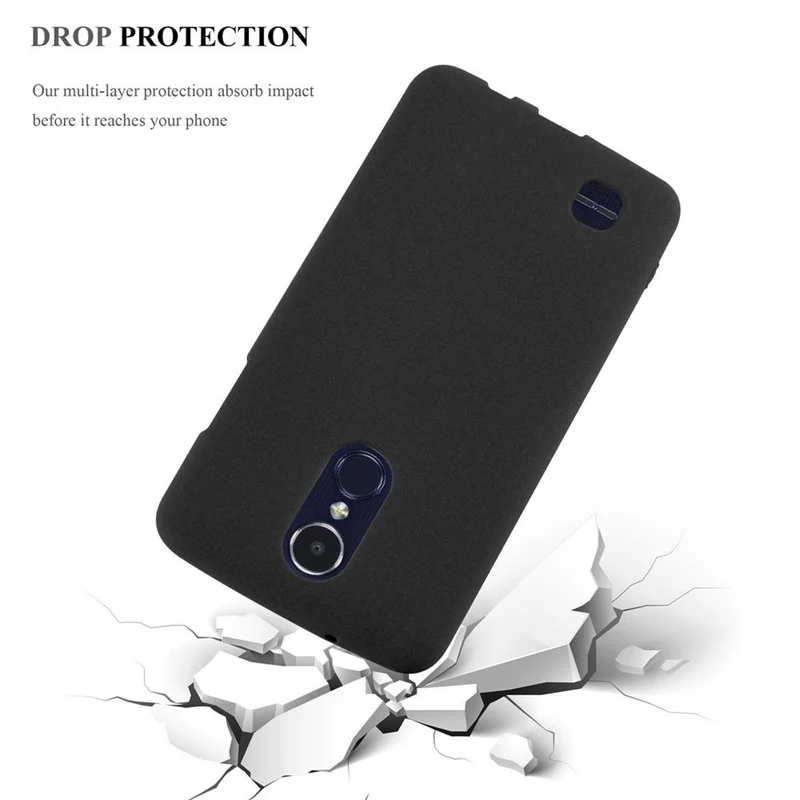 Cadorabo Hülle kompatibel mit LG K8 2017 US Version Schutzhülle aus flexiblem TPU Silikon