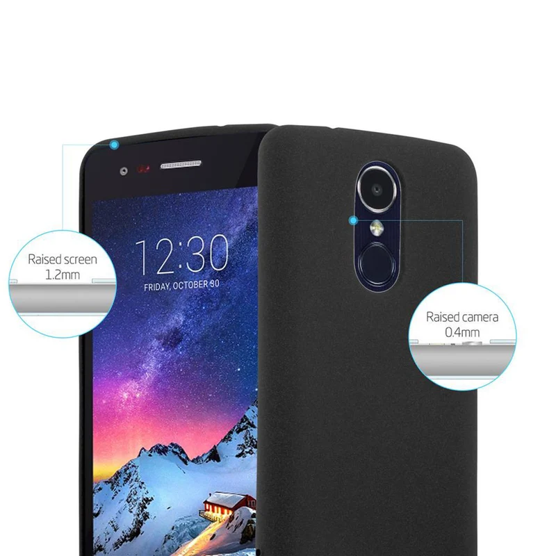 Cadorabo Hülle kompatibel mit LG K8 2017 US Version Schutzhülle aus flexiblem TPU Silikon