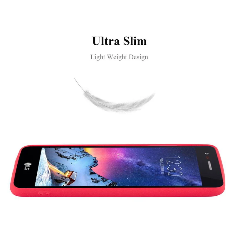 Cadorabo Hülle kompatibel mit LG K8 2017 US Version Schutzhülle aus flexiblem TPU Silikon