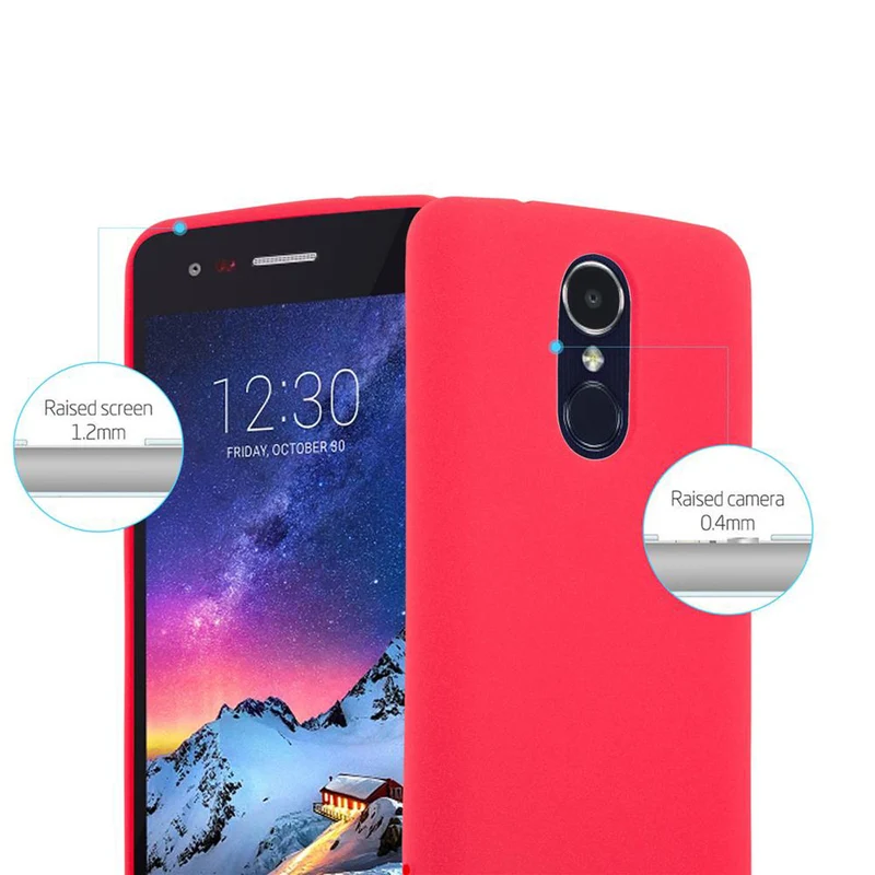 Cadorabo Hülle kompatibel mit LG K8 2017 US Version Schutzhülle aus flexiblem TPU Silikon