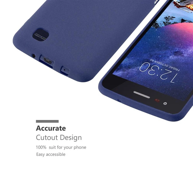 Cadorabo Hülle kompatibel mit LG K8 2017 US Version Schutzhülle aus flexiblem TPU Silikon