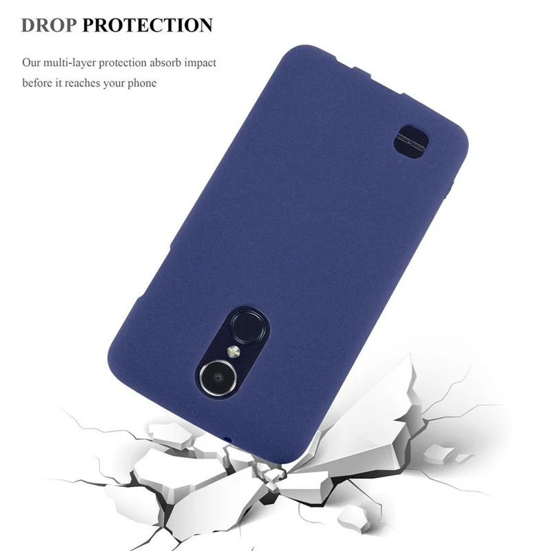 Cadorabo Hülle kompatibel mit LG K8 2017 US Version Schutzhülle aus flexiblem TPU Silikon