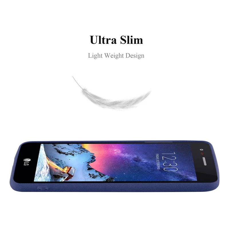 Cadorabo Hülle kompatibel mit LG K8 2017 US Version Schutzhülle aus flexiblem TPU Silikon