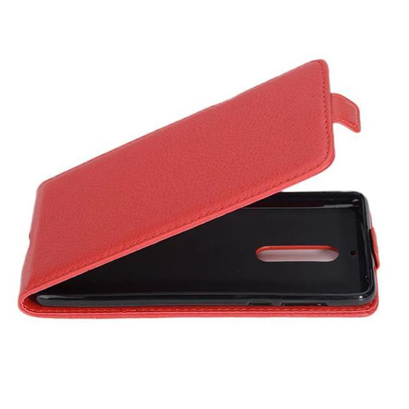 Cadorabo Hülle kompatibel mit Nokia 5 2017 Schutzhülle im Flip Design aus glattem Kunstleder