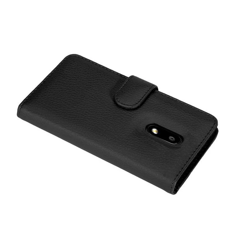 Cadorabo Hülle kompatibel mit Nokia 3 2017 Schutzhülle mit Magnetverschluss und 3 Kartenfächern