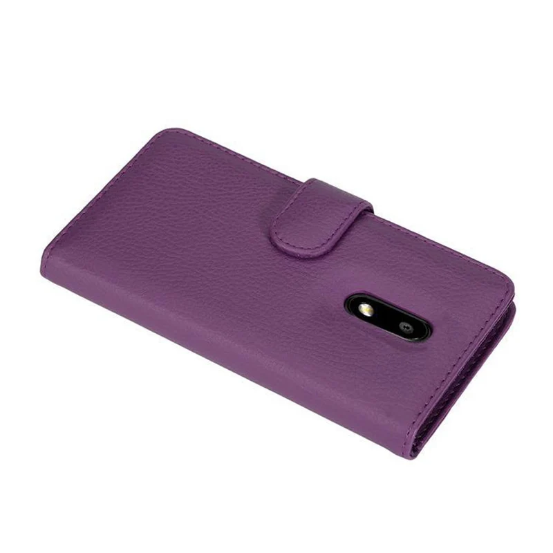 Cadorabo Hülle kompatibel mit Nokia 3 2017 Schutzhülle mit Magnetverschluss und 3 Kartenfächern