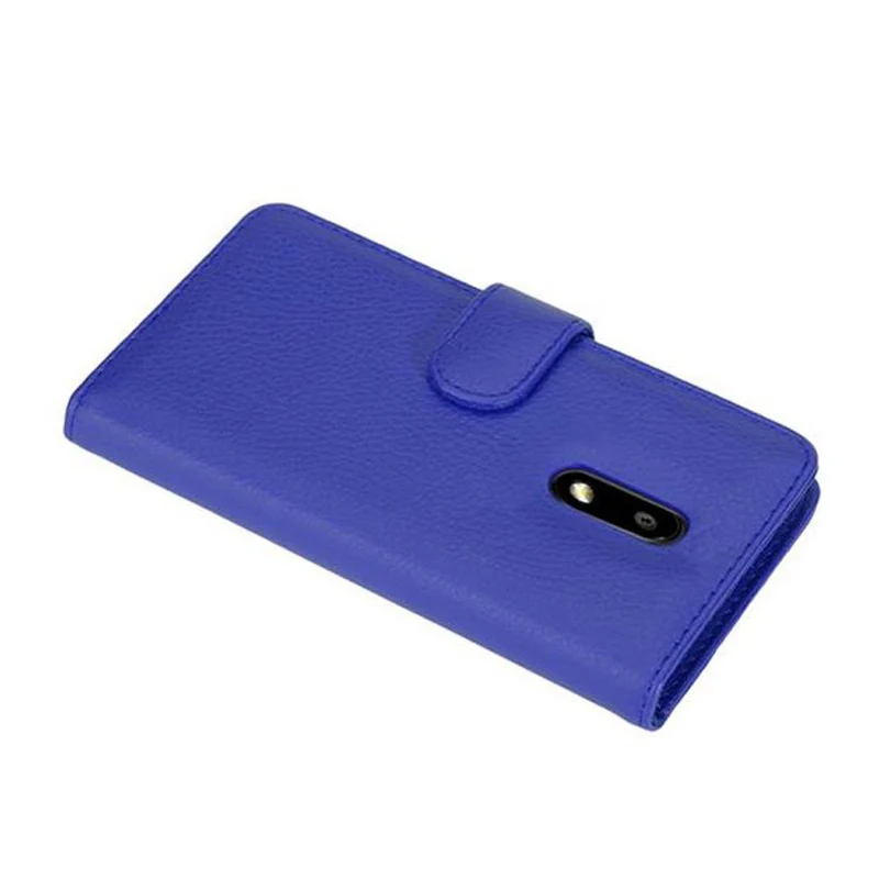 Cadorabo Hülle kompatibel mit Nokia 3 2017 Schutzhülle mit Magnetverschluss und 3 Kartenfächern