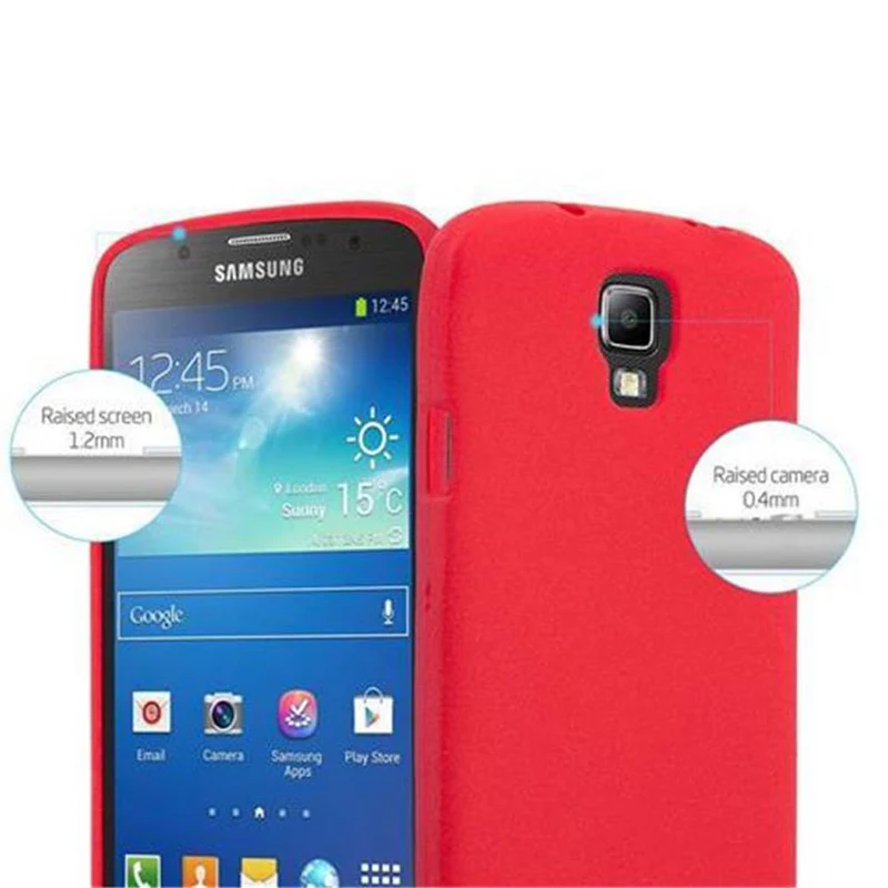 Cadorabo Hülle kompatibel mit Samsung Galaxy S4 ACTIVE Schutzhülle aus flexiblem TPU Silikon