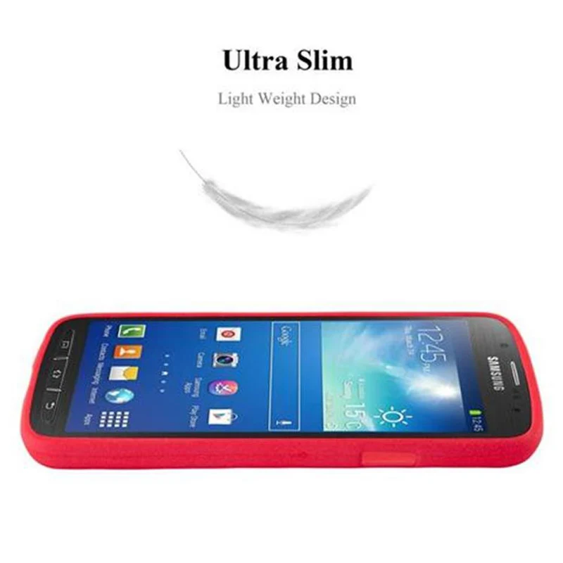Cadorabo Hülle kompatibel mit Samsung Galaxy S4 ACTIVE Schutzhülle aus flexiblem TPU Silikon