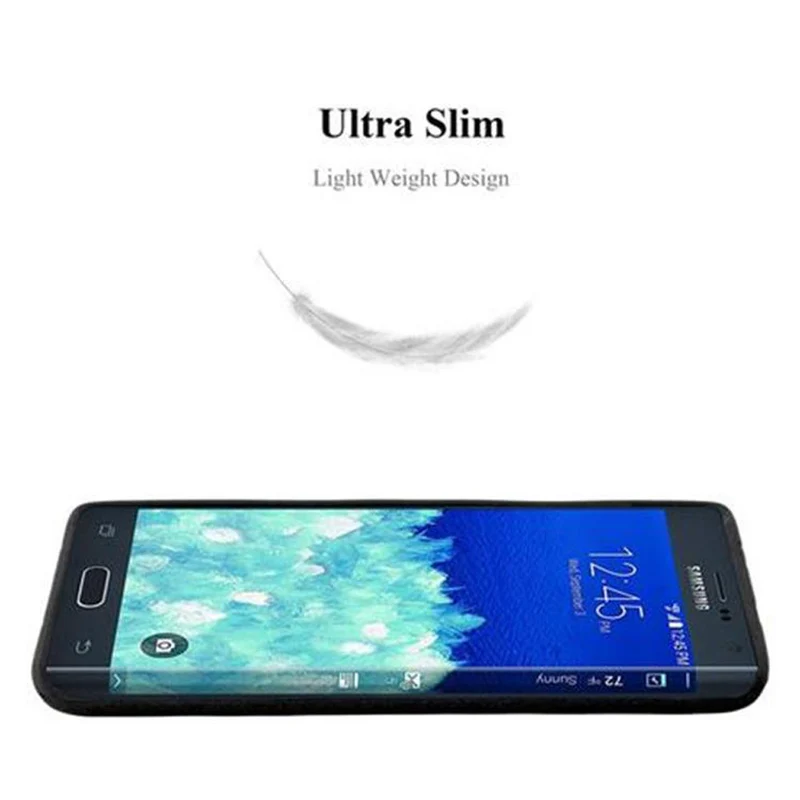 Cadorabo Hülle kompatibel mit Samsung Galaxy NOTE EDGE Schutzhülle aus flexiblem TPU Silikon