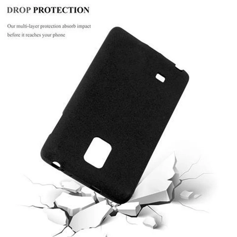 Cadorabo Hülle kompatibel mit Samsung Galaxy NOTE EDGE Schutzhülle aus flexiblem TPU Silikon