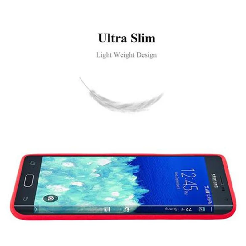 Cadorabo Hülle kompatibel mit Samsung Galaxy NOTE EDGE Schutzhülle aus flexiblem TPU Silikon