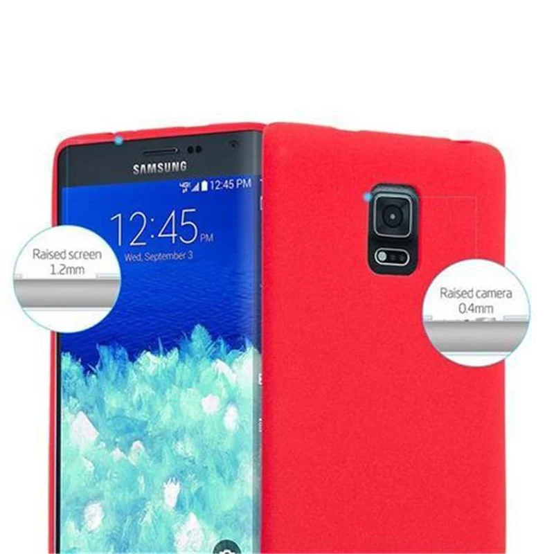 Cadorabo Hülle kompatibel mit Samsung Galaxy NOTE EDGE Schutzhülle aus flexiblem TPU Silikon