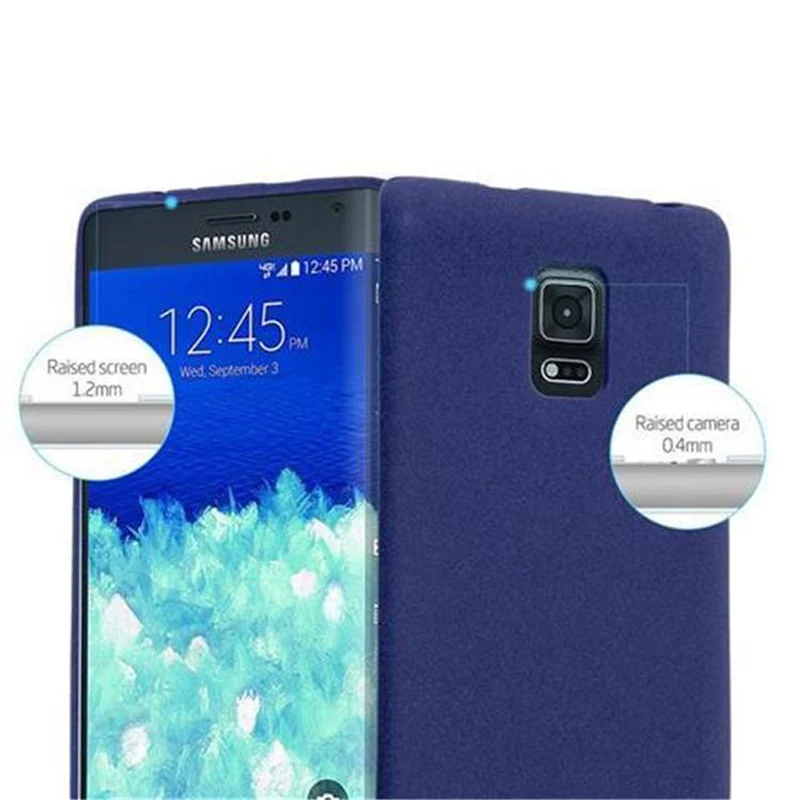 Cadorabo Hülle kompatibel mit Samsung Galaxy NOTE EDGE Schutzhülle aus flexiblem TPU Silikon