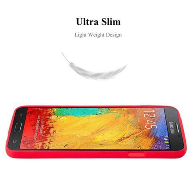 Cadorabo Hülle kompatibel mit Samsung Galaxy NOTE 3 NEO Schutzhülle aus flexiblem TPU Silikon