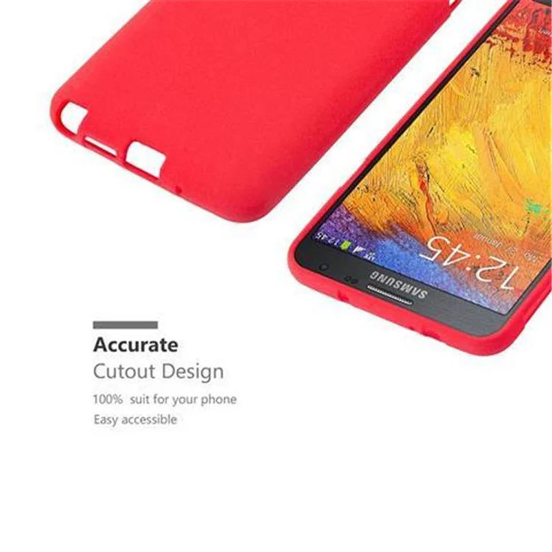 Cadorabo Hülle kompatibel mit Samsung Galaxy NOTE 3 NEO Schutzhülle aus flexiblem TPU Silikon